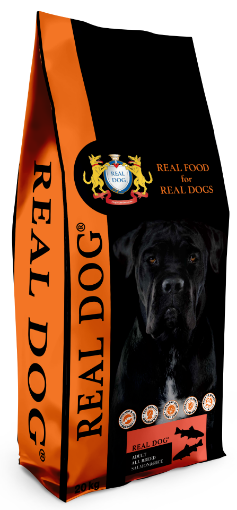 Picture of RD70165 REAL DOG ADULT All Breeds SALMON & RICE 20kg