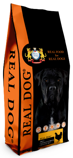 Picture of RD70189 REAL DOG ADULT Large-Giant Breeds CHICKEN & RICE 20kg