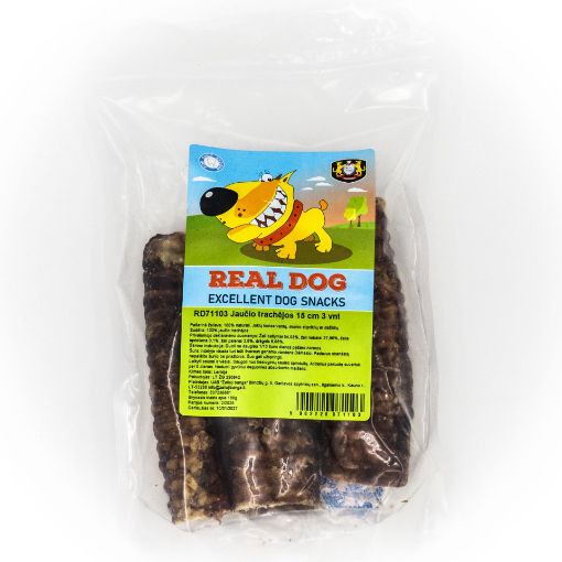 Picture of RD71103 Real Dog Snacks Beef Trachea 15 cm 3 pcs.