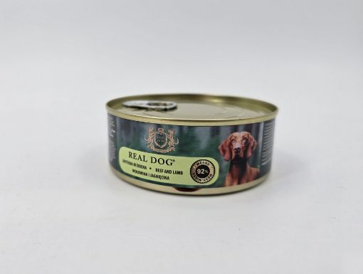 Picture of RD70295 Real Dog SP - Wet Beef and lamb for adult dogs 240g (pak24)