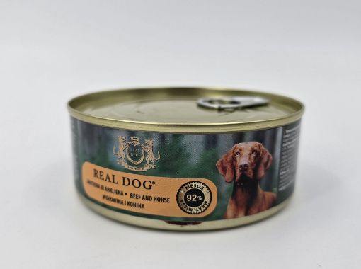 Picture of RD70318 Real Dog SP - Wet Beef and Horse for Adult Dogs 240 g (pak24)