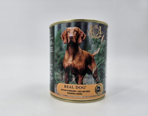 Picture of RD70325 Real Dog SP - Wet Beef and Horse for Adult Dogs 800g (pak 6)
